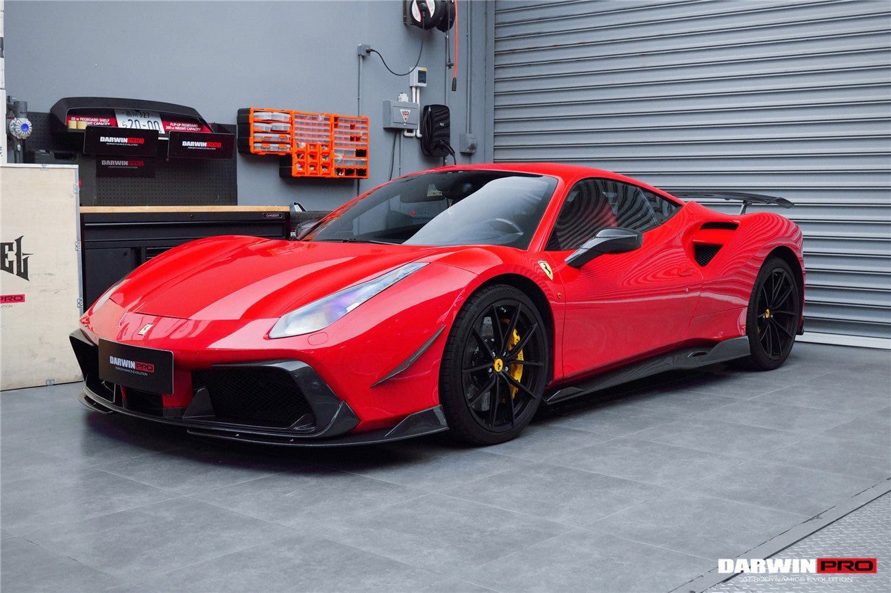 2015 - 2020 Ferrari 488 GTB/Spyder iMP-Performance Carbon Fiber Side Skirts Under Board